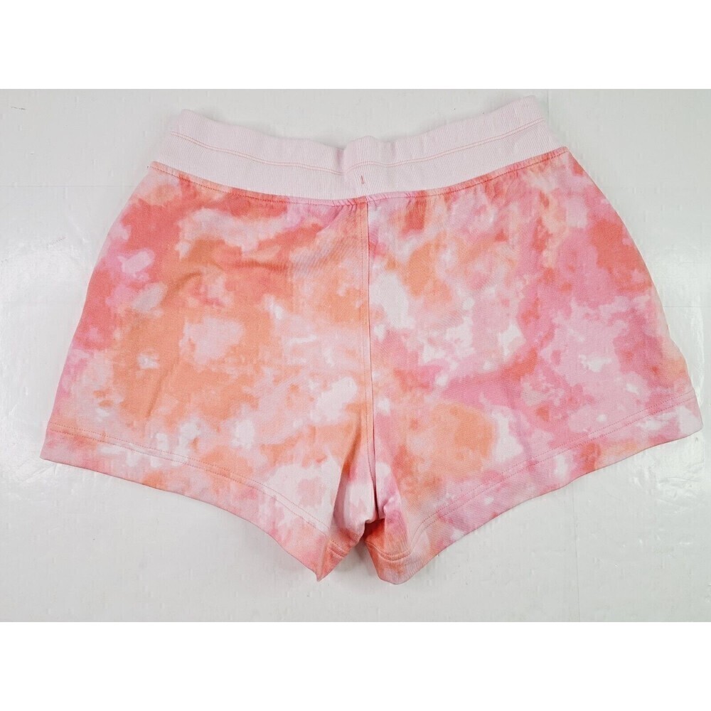 Athleta Balance Printed 4" Shortie Pink Tie Dye Drawstring Waist Pockets Size S - Picture 3 of 6